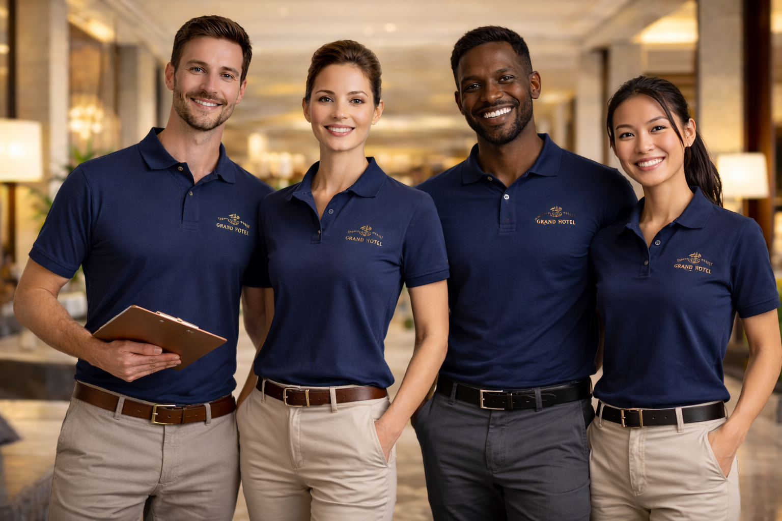 Abbigliamento personalizzato per hotel e resort: come le divise influenzano l’esperienza dell’ospite